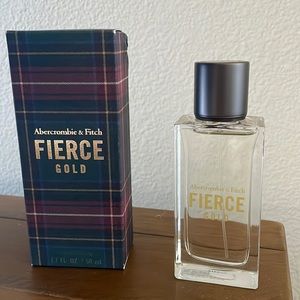 New Men’s Abercrombie and Fitch Fierce Gold Cologne